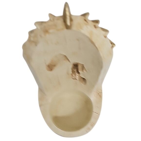 Holy Family Resin Tealite Holder with Gold and Silver Accents Nativity Scene - Picture 4 of 6